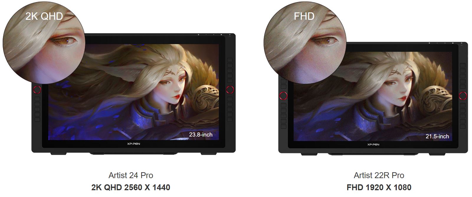 Bảng vẽ màn hình XP-Pen Artist 24 Pro QHD 2K