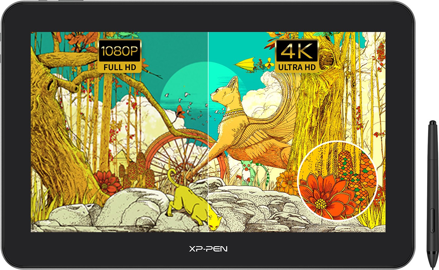 Bảng vẽ màn hình XP-Pen Artist Pro 16TP 4K Cảm ứng đa điểm
